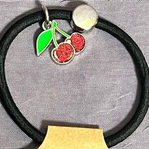 Coach Very Rare Red Cherry Ponytail Band